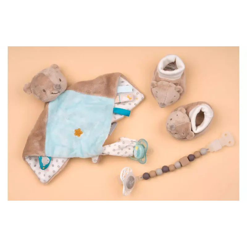 Porta-chupeta Nattou, Beige (879361)