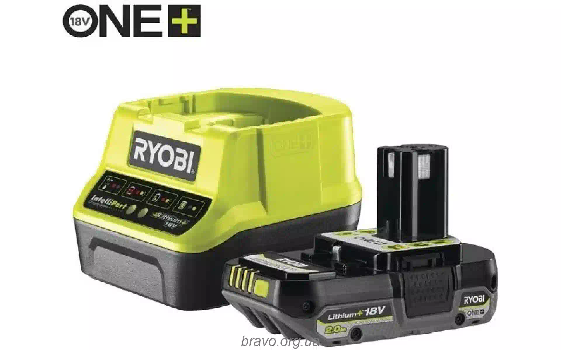 Baterija + polnilnik Ryobi ONE+ RC18120-120C (5133005090) Baterija + polnilnik Ryobi ONE+ RC18120-120C (5133005090)