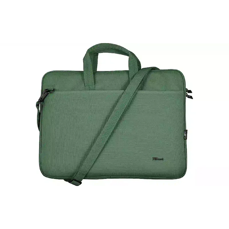 حقيبة كمبيوتر محمول Trust Bologna Slim Laptop Bag, Green (24450)