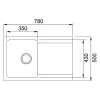 Νιπτήρας κουζίνας Franke OID 611-78, Black (114.0498.031)