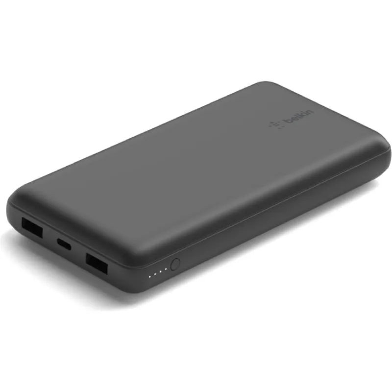 Повербанк Belkin 20000 mAh (BPB012BTBK), USB-A/USB-C, 15 Вт, Black