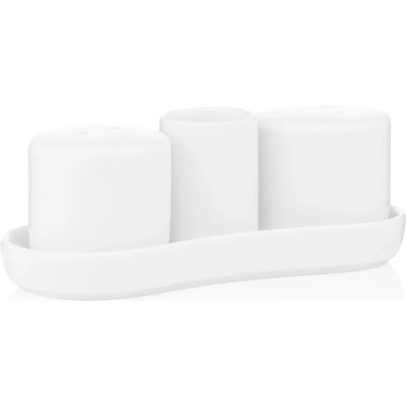 Σετ αλατιού και πιπεριού Ardesto, White (AR3736)