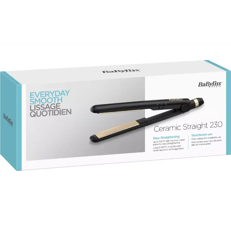 Ravnalnik las Babyliss, Black (ST089E)