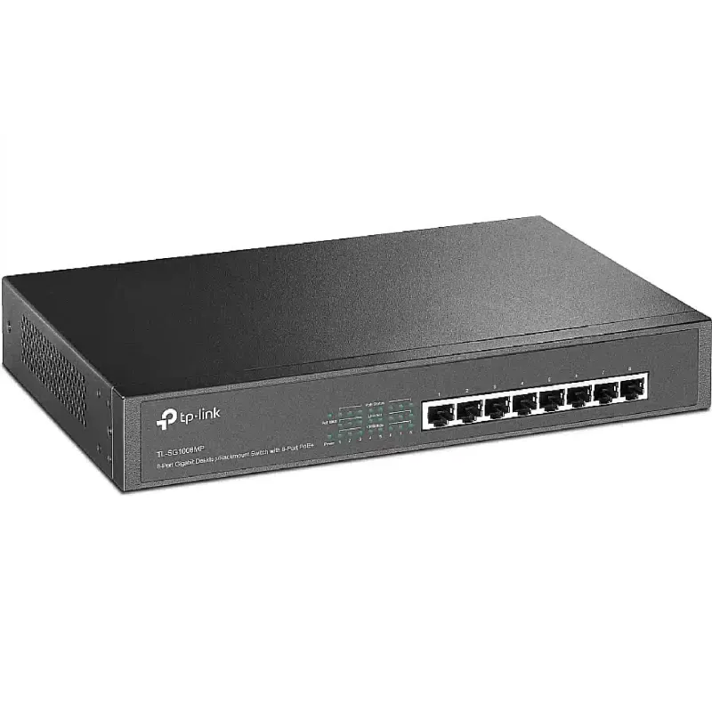 Комутатор TP-Link  (TL-SG1008MP)