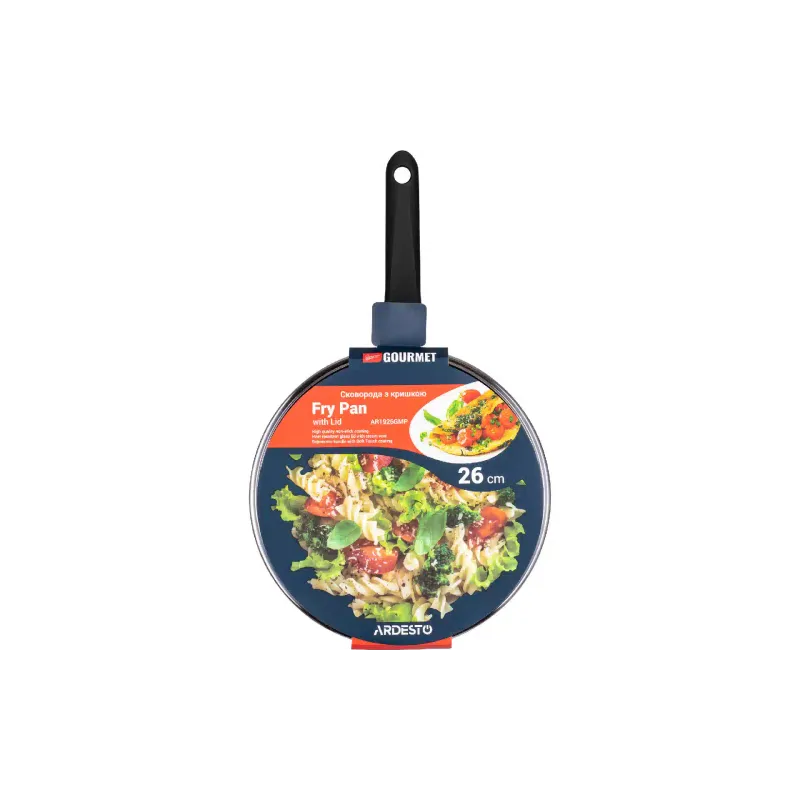 Bratpfanne mit Deckel Ardesto Gemini Gourmet Aosta, Black (AR1926GMP)