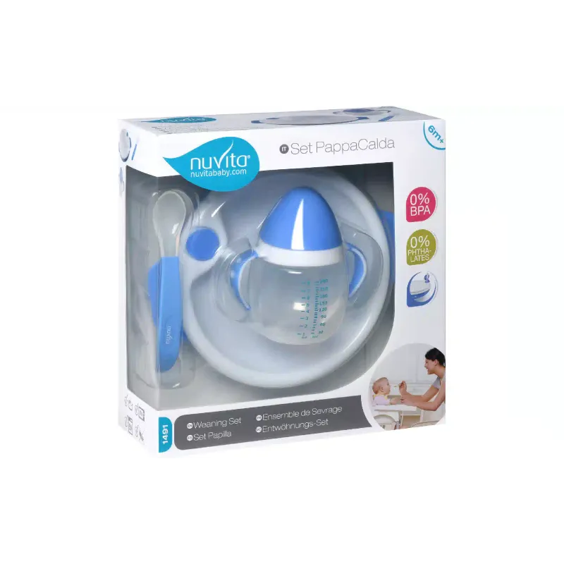 Conjunto de alimentação Nuvita, Light Blue (NV1491Blue)