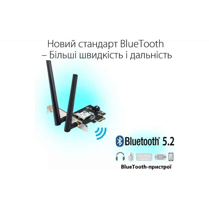 Wi-Fi адаптер Asus  PCE-AX1800 (90IG07A0-M00B00)