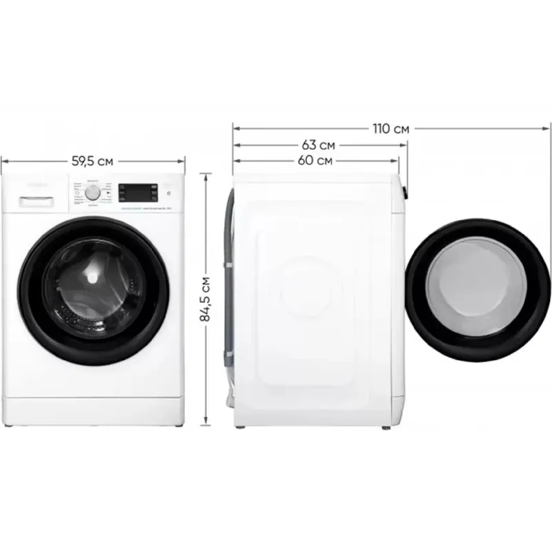 Пральна машина Whirlpool (FFB8248BVUA), White