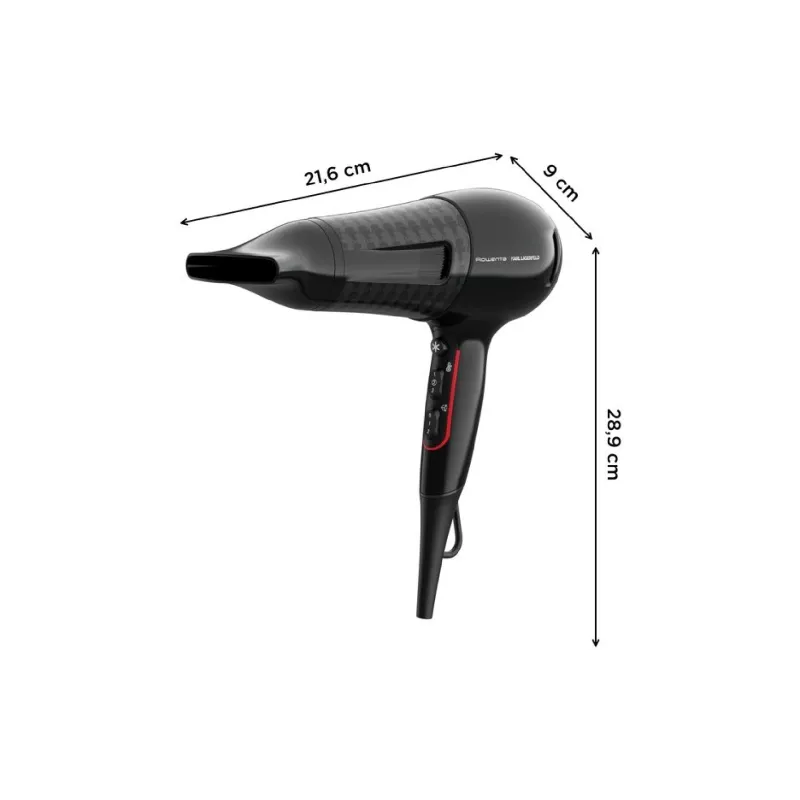 Secador de cabelo Rowenta, Black (CV591LF0)