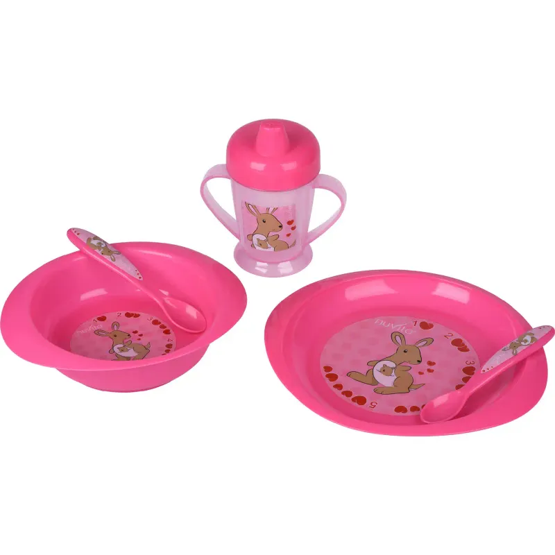 Conjunto de alimentação Nuvita (NV1495Pink)