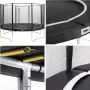 Trampolin Salta, Black (586A)