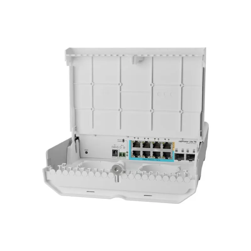 يُحوّل MikroTiK (CSS610-1GI-7R-2S+OUT)
