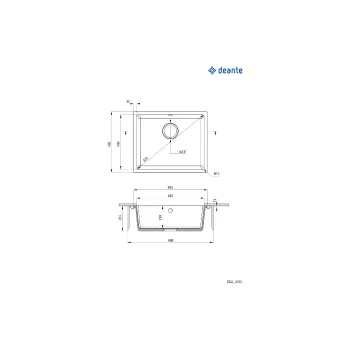 Νιπτήρας κουζίνας Deante (ZQA_A10C)