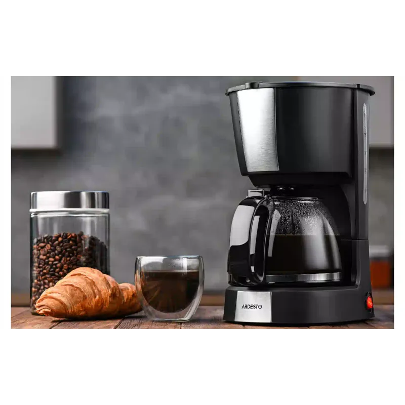 Drip coffee maker Ardesto (FCM-D2100), 1200 ml, Silver