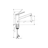 konyhai csaptelep Hansgrohe KM150 (74802800)