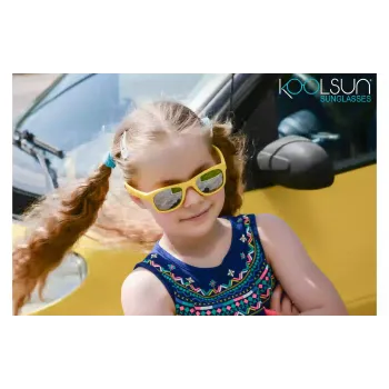 Sunglasses Koolsun (KS-WAGR003), s.3-10, infant, Gold
