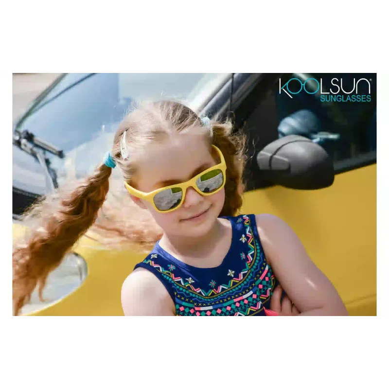 Sonnenbrille Koolsun, Gold (KS-WAGR003)