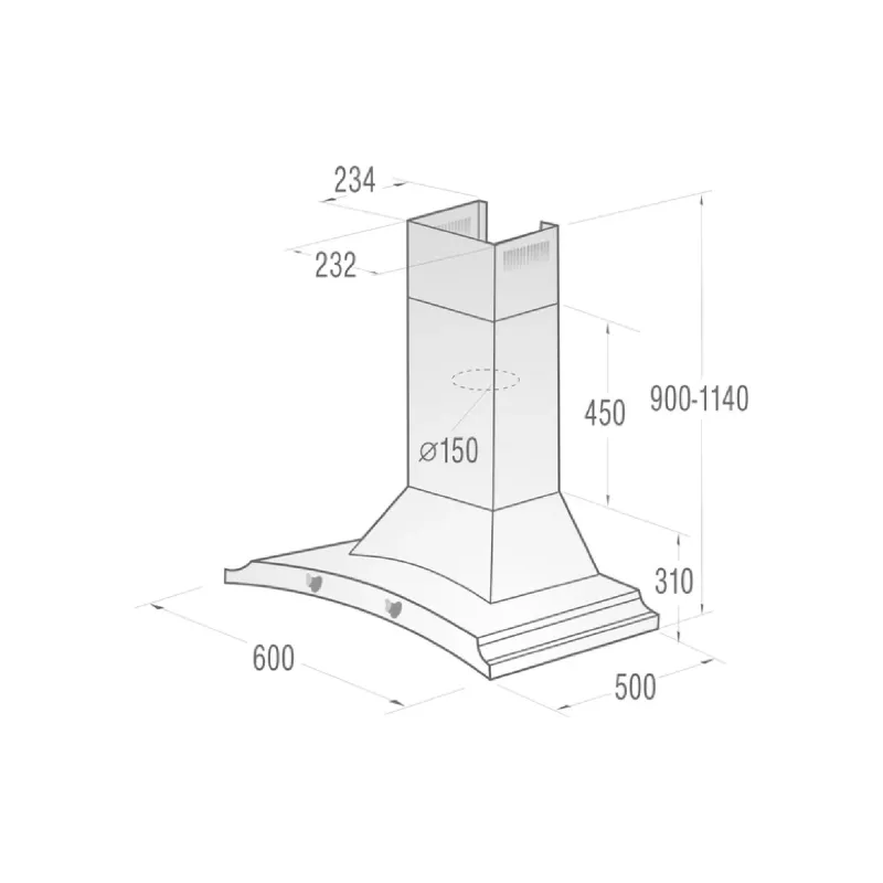 Dome hood Gorenje, Beige (DK63MCLI)