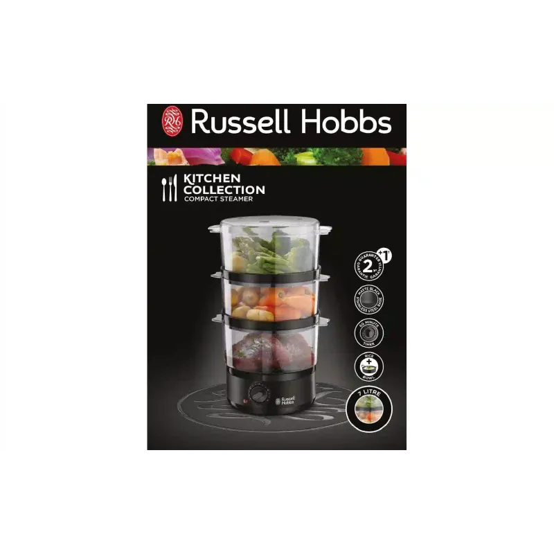 Пароварка Russell Hobbs (26530-56), 500 мл, Black