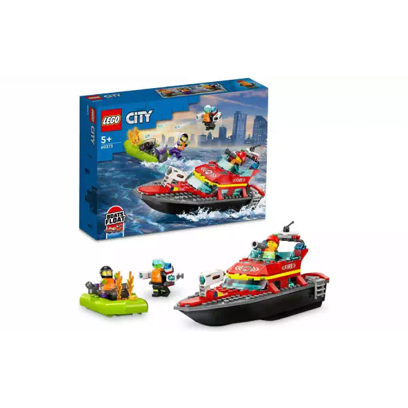 Konstruktőr LEGO City Fire Fire Rescue Boat (60373)