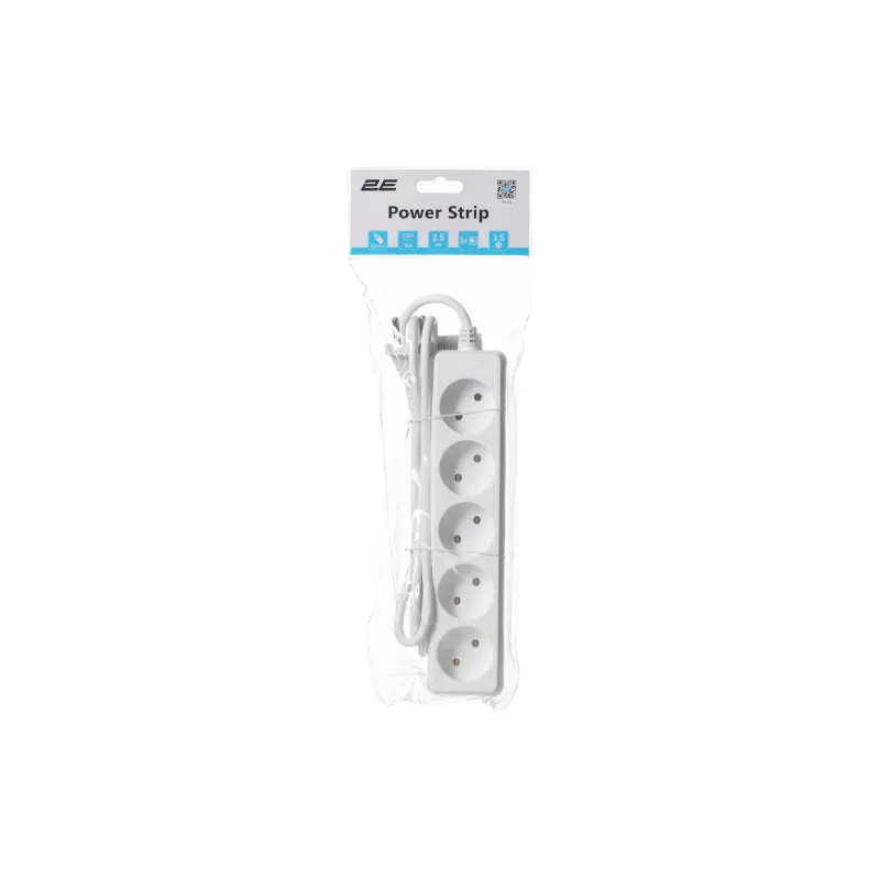 سلك تمديد الشبكة 2E, White (2E-U0510M1.5)