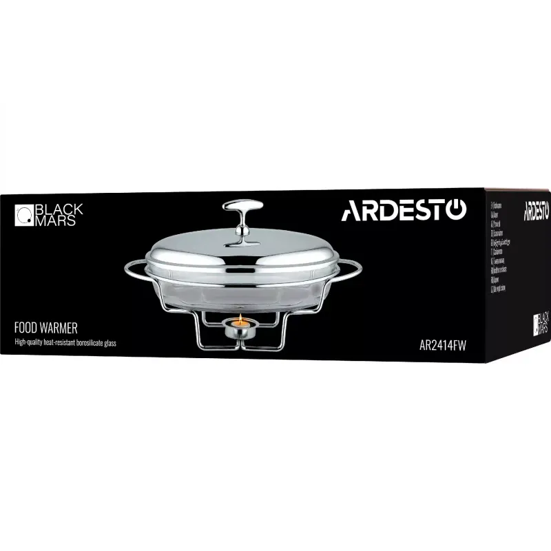 Τραπέζι ατμού Ardesto Black Mars, Black (AR2414FW)
