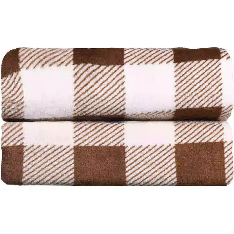 Καρό ύφασμα Ardesto Flannel Клетка, Beige (ART0103PB)