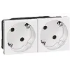 Bloco de soquete Legrand, White (077252)