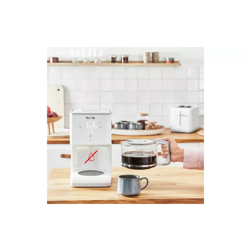 Cafeteira de gotejamento Tefal Sense, White (CM693110)