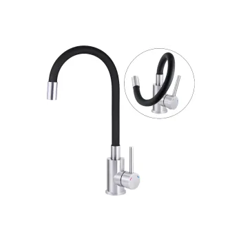 Küchenspüle + Mischbatterie Deante, Black (ZRCP2113)