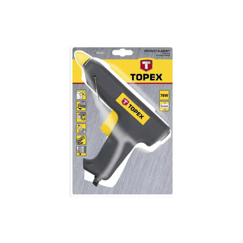 Пістолет клейовий Topex (42E501)