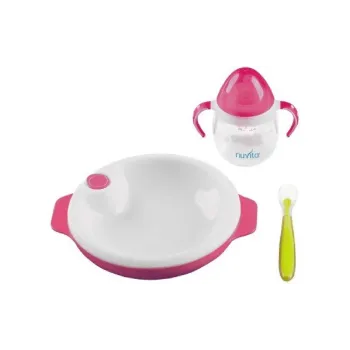 Conjunto de alimentação Nuvita (NV1491Pink)