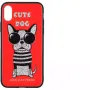 جراب ابل ايفون XS WK Cute Dog Red WPC-087 (681920360797)