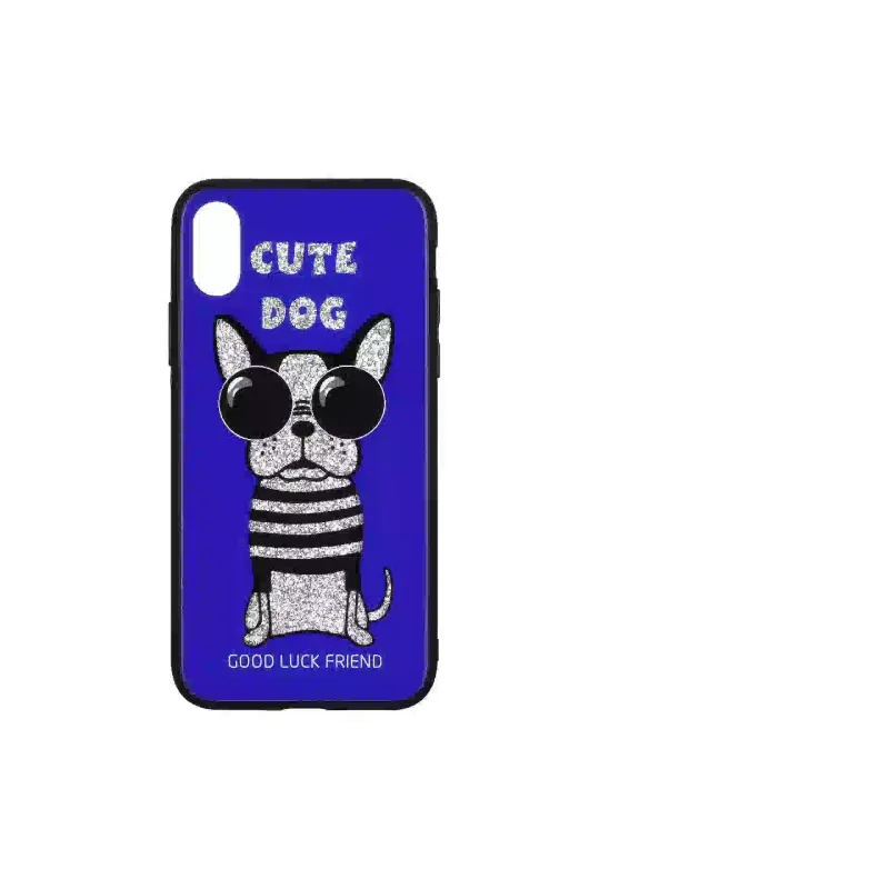 Capa para Apple iPhone XS WK Cute Dog Blue WPC-087 (681920360841)