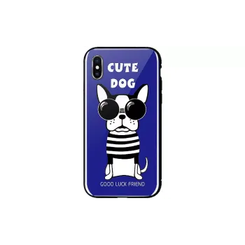 Funda para Apple iPhone XS Max WK Cute Dog Blue WPC-087 (681920360865)