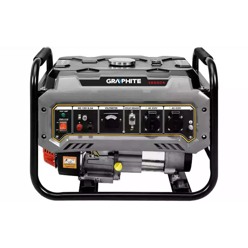 Генератор бензиновый Graphite, 2.2 кВт, 1 фаза, АВР, руч старт (58G904)