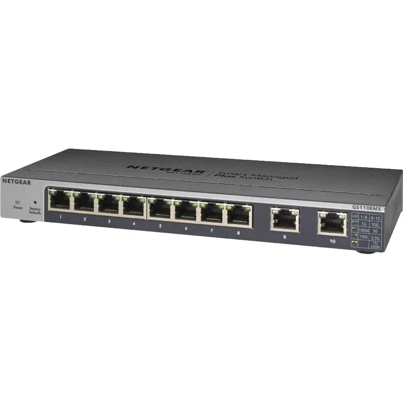 Комутатор Netgear  GS110EMX (GS110EMX-100PES)