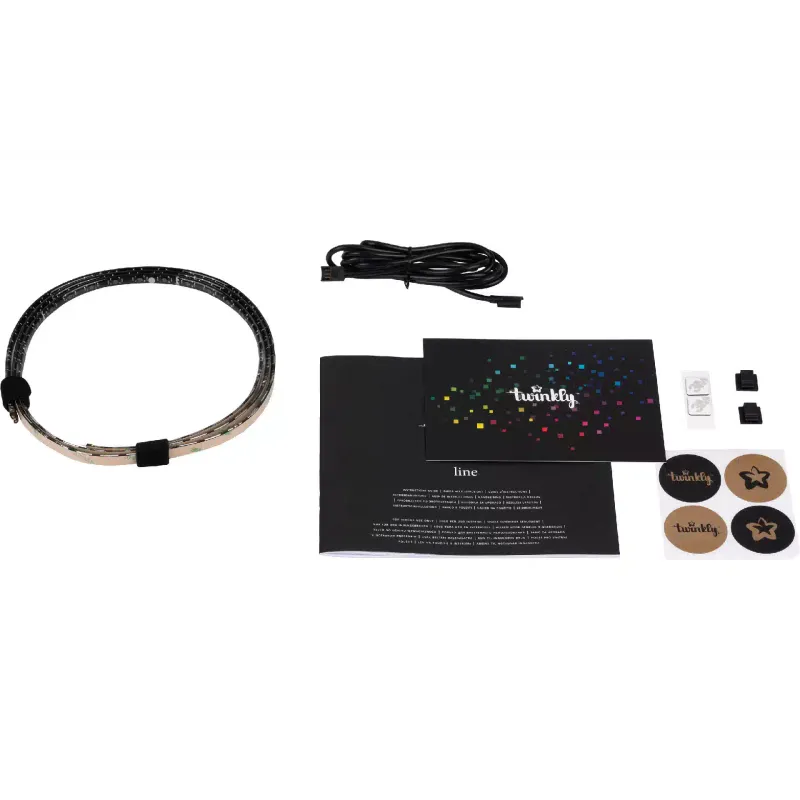 Fita de LED Twinkly, Black (TWL100ADP-B)