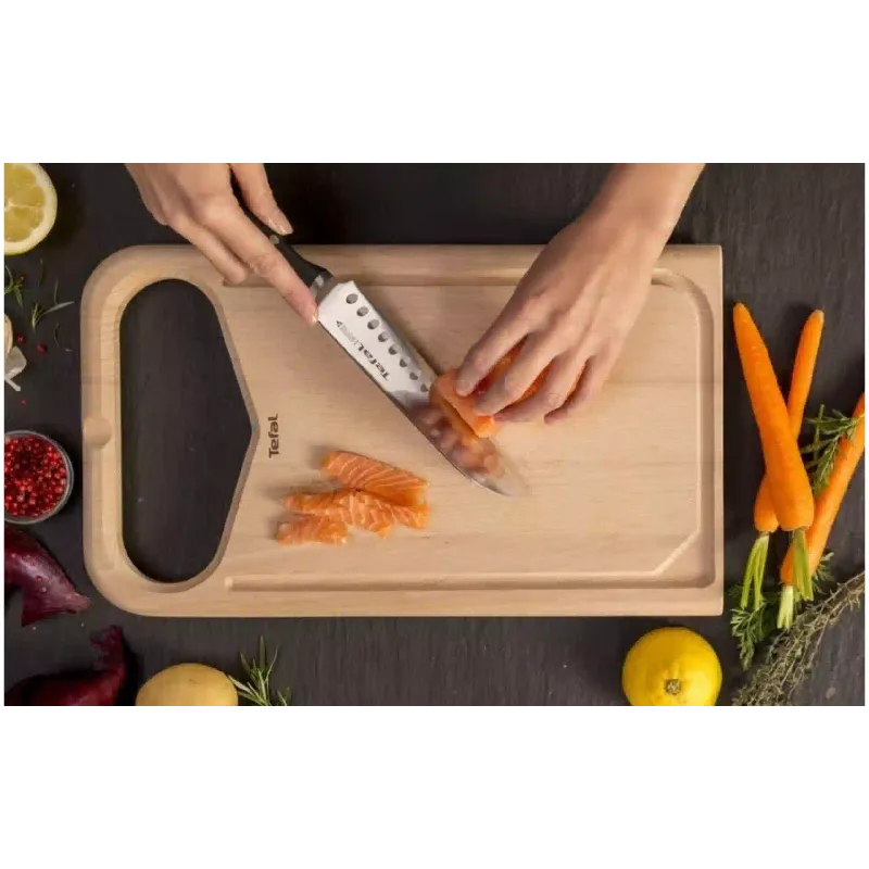 Cuchillo santoku Tefal Ice Force, Black (K2320614)