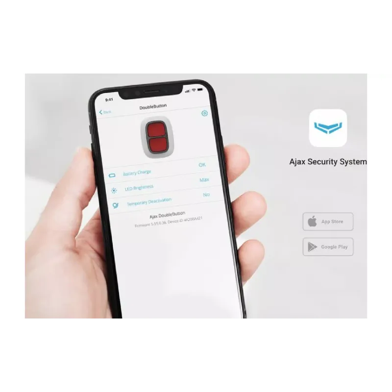 Gomb Ajax, White (000020949)