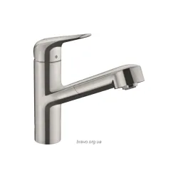 صنبور المطبخ Hansgrohe Focus, Steel (71829800) صنبور المطبخ Hansgrohe Focus, Steel (71829800)