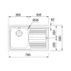 Kitchen sink Franke LLX 611-79 (101.0381.808)