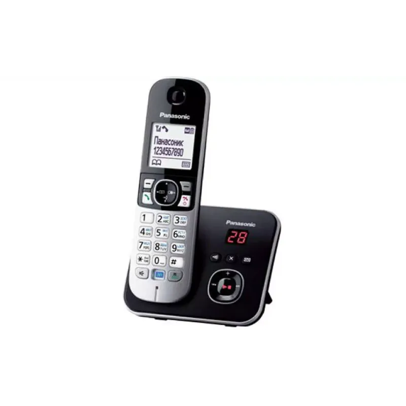 DECT radiotelephone Panasonic, Black (KX-TG6821UAB)