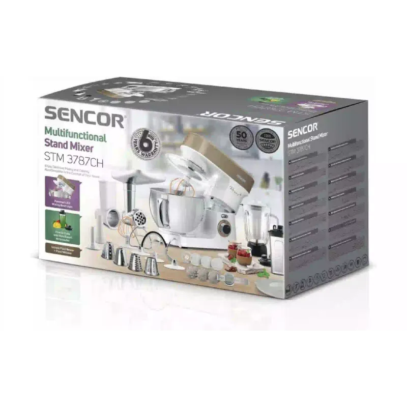 Küchenmaschine Sencor, Brown/White (STM3787CH)