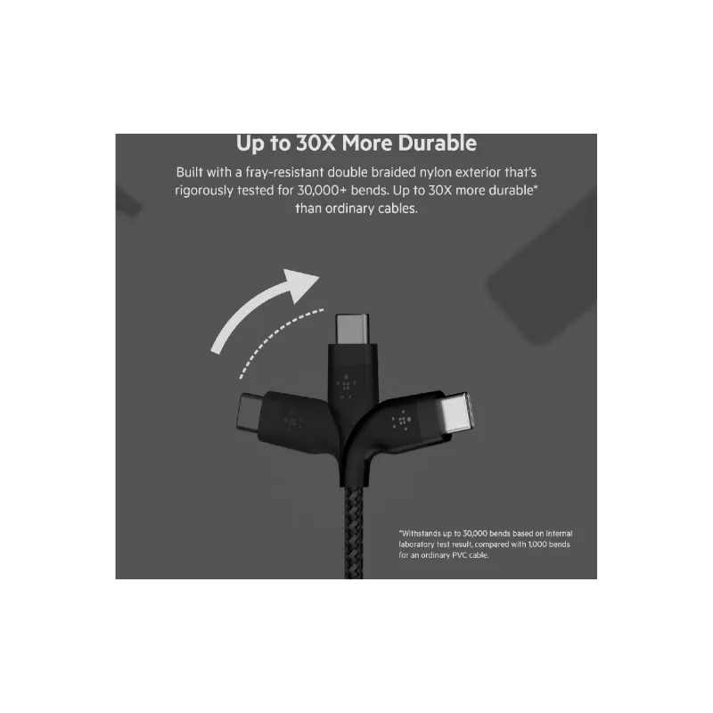 Кабел Belkin, Black (CAB011BT1MBK)