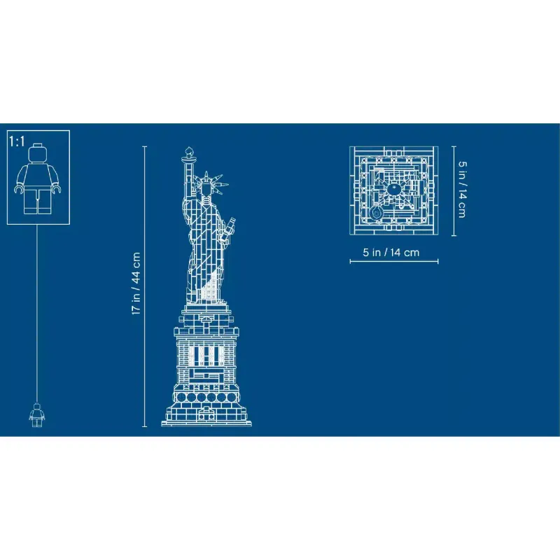 Konstruktor LEGO Architecture Statue of Liberty (21042)