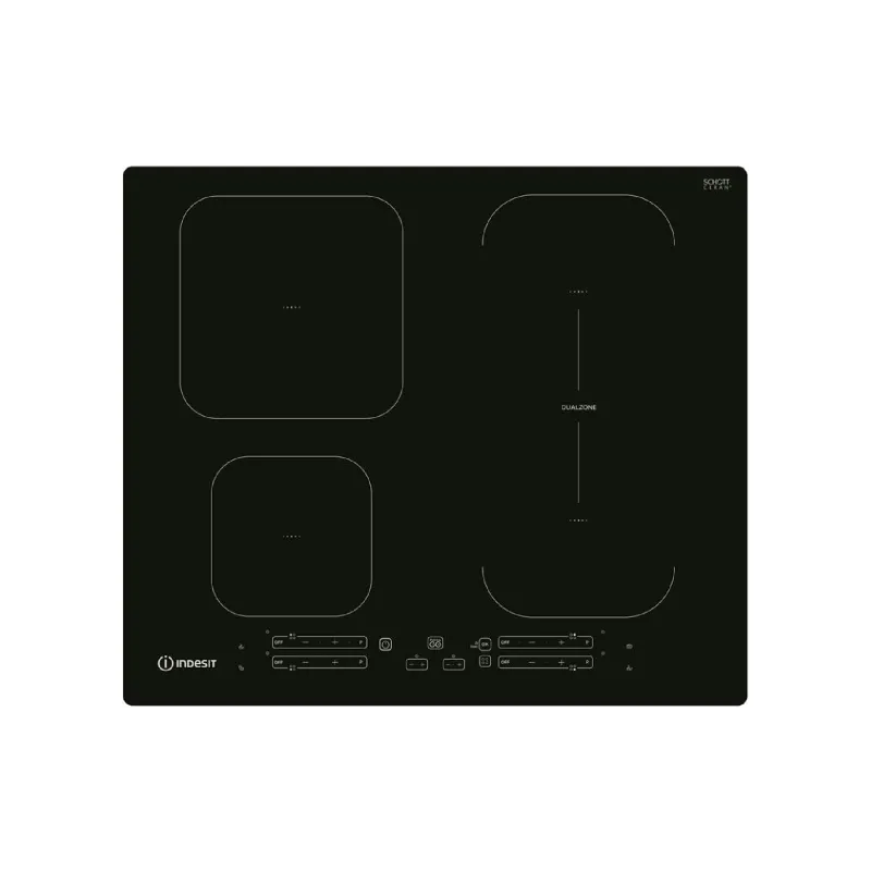 Hob Indesit (IB65B60NE), 60 cm, Black