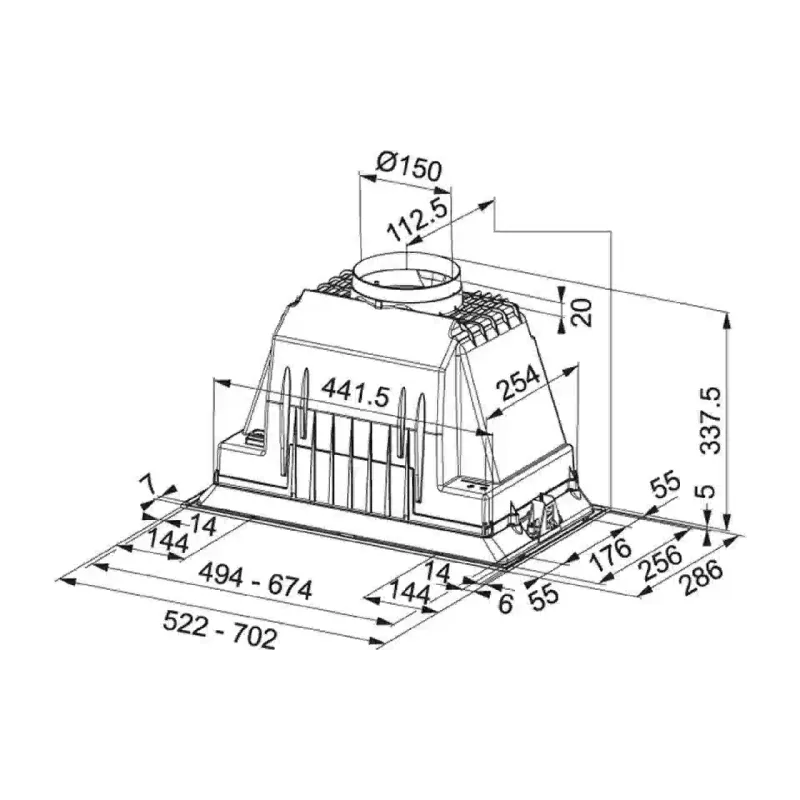 Абсорбатор Franke FBI 705 PLUS (305.0599.544)