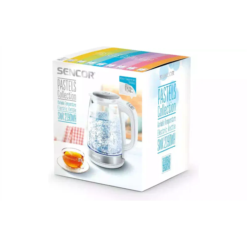 Chaleira elétrica Sencor, White (SWK2190WH)