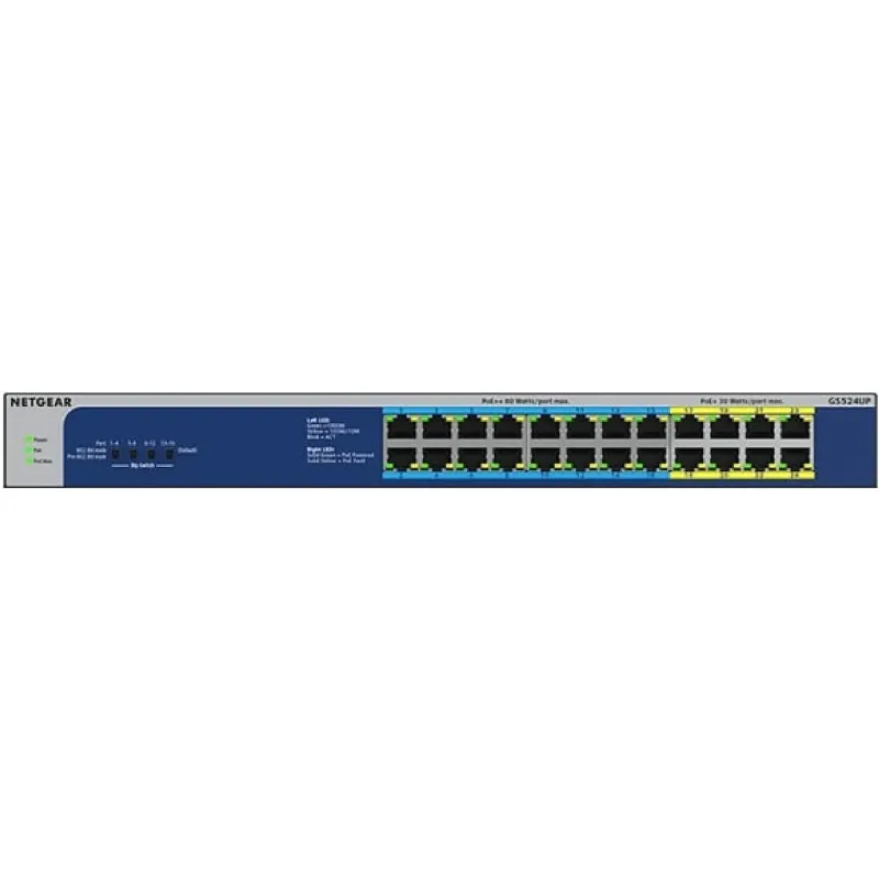 يُحوّل Netgear GS5524UP (GS524UP-100EUS)